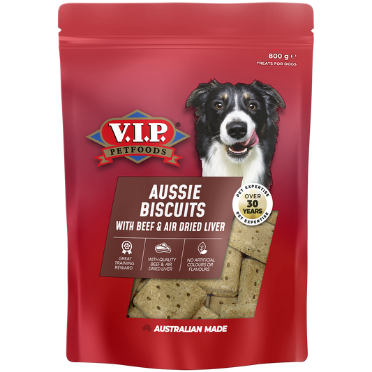 Vip Liver Dog Treat Biscuits - 800g - Beef