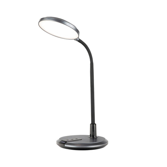 Brilliant Black Thrive LED Desk Lamp - 38cm - 530 Lumen