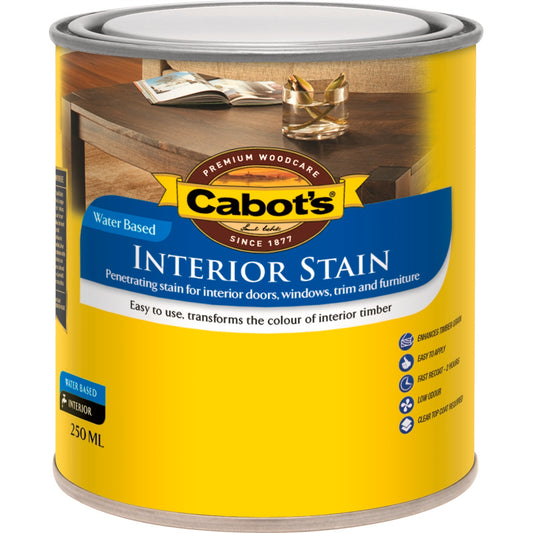 Cabot Cedar Water Based Interior Stain - 250ml