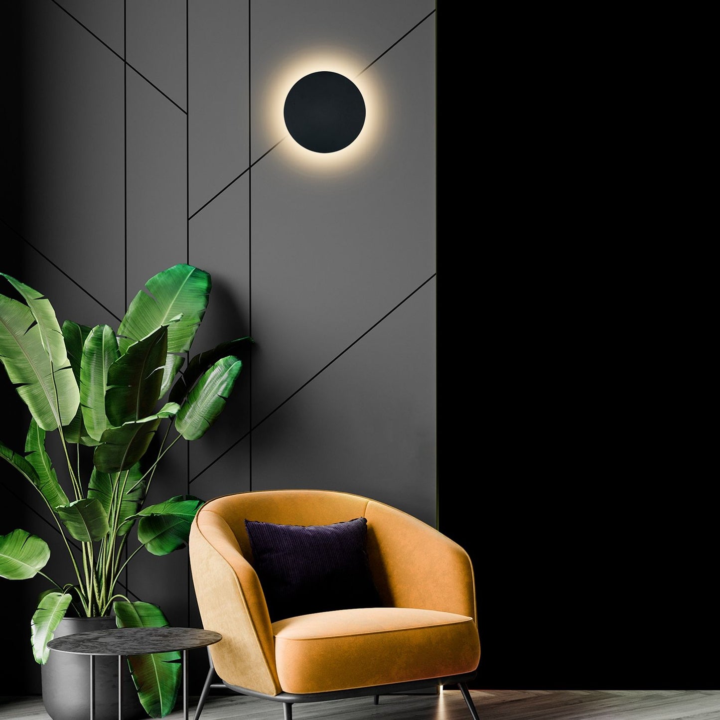 Verve Maxwell Interior Wall Light - 9W - 180mm - Matt Black