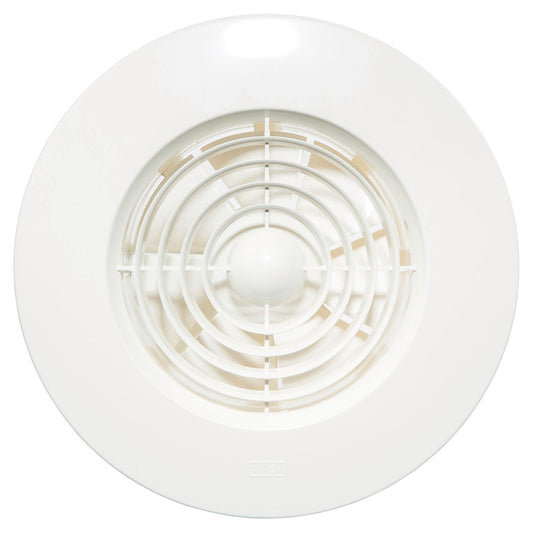 HPM 150mm White Round Slimline Wall Exhaust Fan