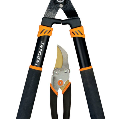 Fiskars Titanium Hedge Shear and Pruner Set