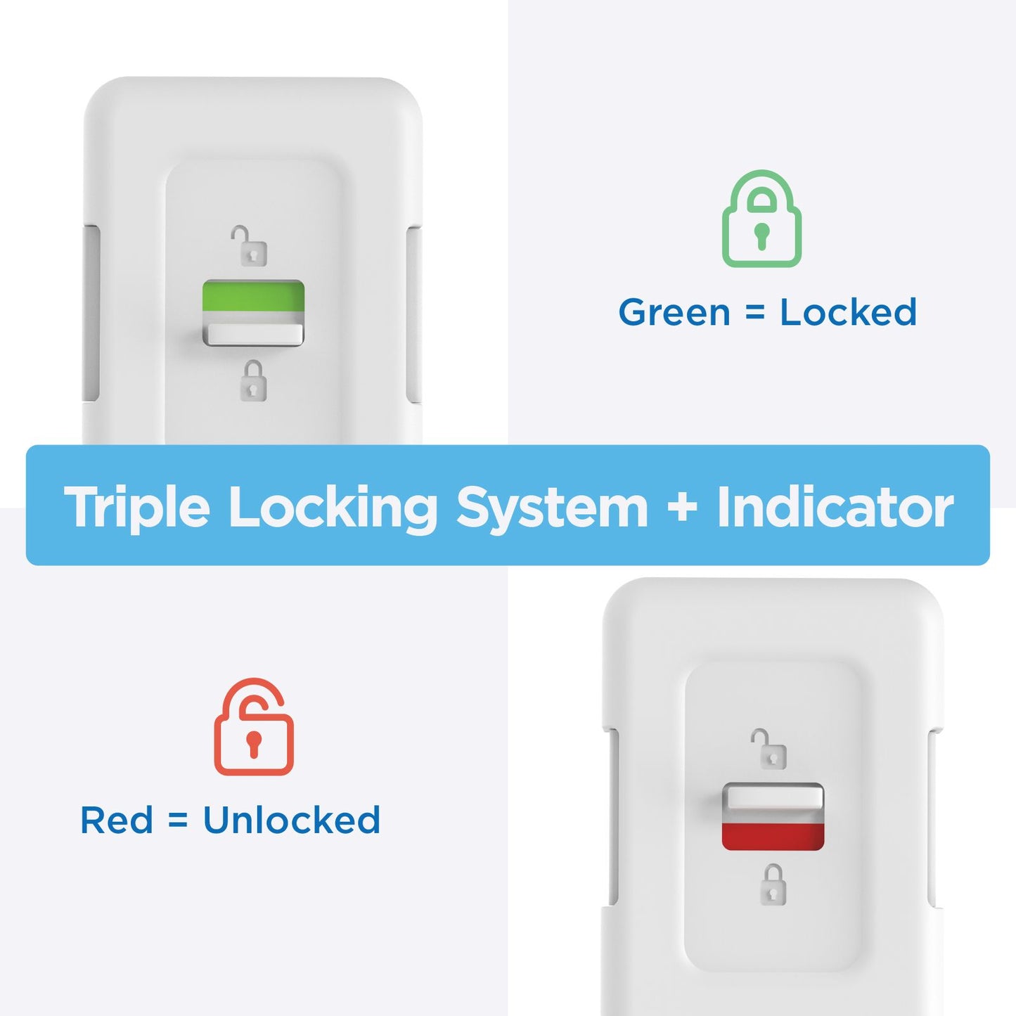 Perma Child Safety Ultimate Cabinet Latch - 4 Pack