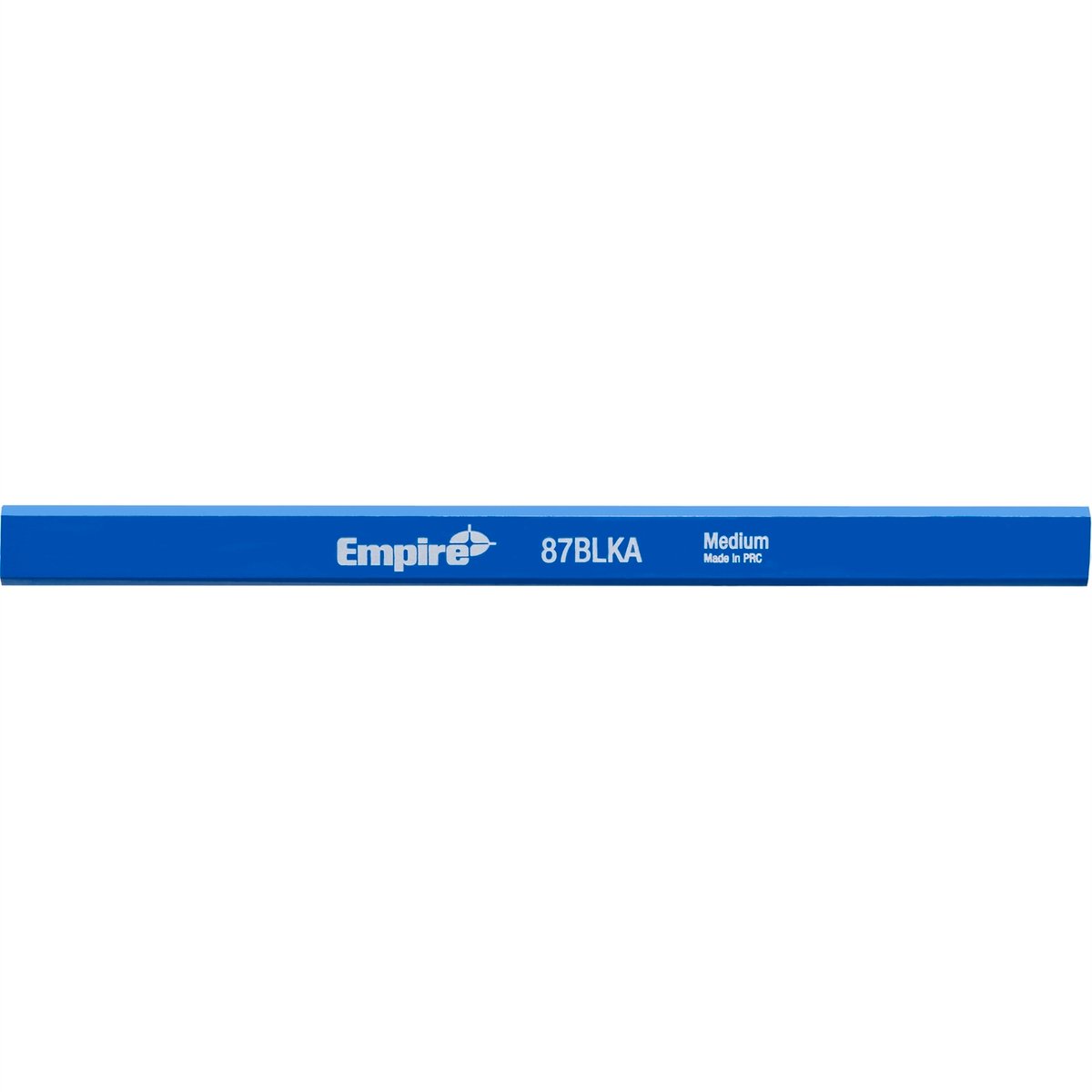 Empire Carpenters Pencil 10 Pack - Medium Graphite - Blue - Easy Grip