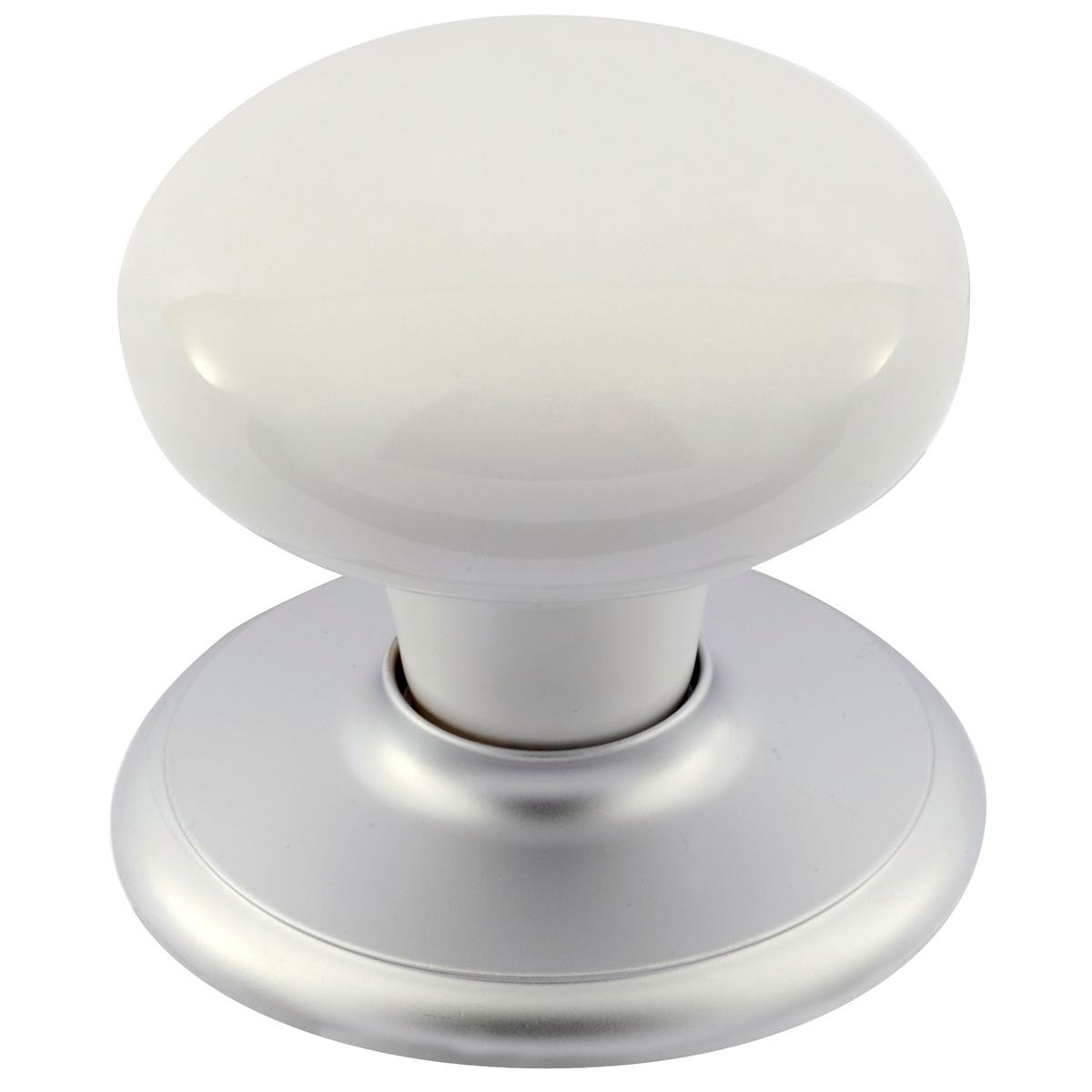 Gainsborough Classic Passage Knobset - 35mm - Satin Chrome - Nonlocking
