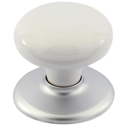 Gainsborough Classic Passage Knobset - 35mm - Satin Chrome - Nonlocking