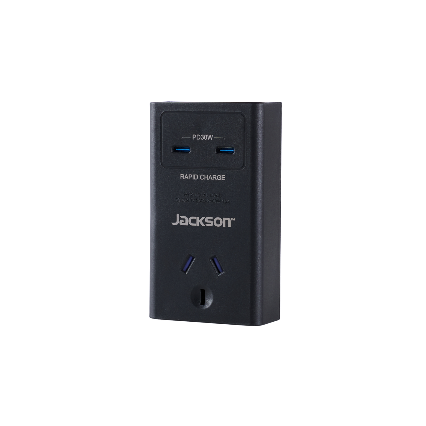 Jackson Outlet Adaptor - 1 - USB-C 30W x2 - White