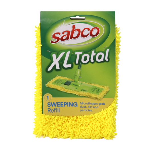 Sabco XL Total Yellow Microfibre Sweeping Refill - 1 Pack