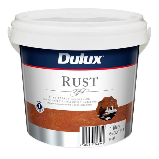 Dulux Design Rust Effect Paint 1L Water-Based Authentic Finish