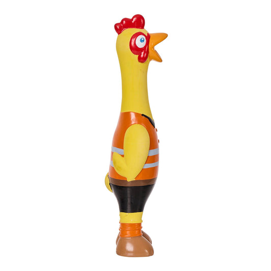 Happy Tails Tradie Chicken Latex Dog Toy