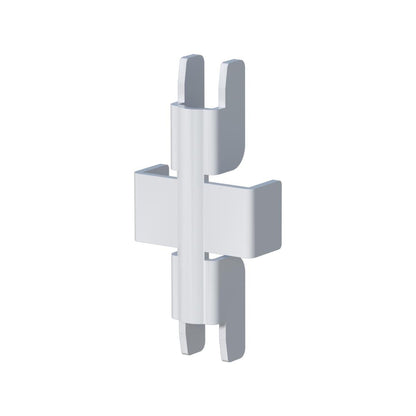 Flexi Storage Wall Strip Joiner 2 Pack White Steel Easy Install