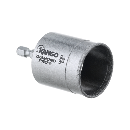 Kango Mini Diamond Pro Holesaw - 35mm - Braze-Bonded Diamonds - Fast Plug Removal