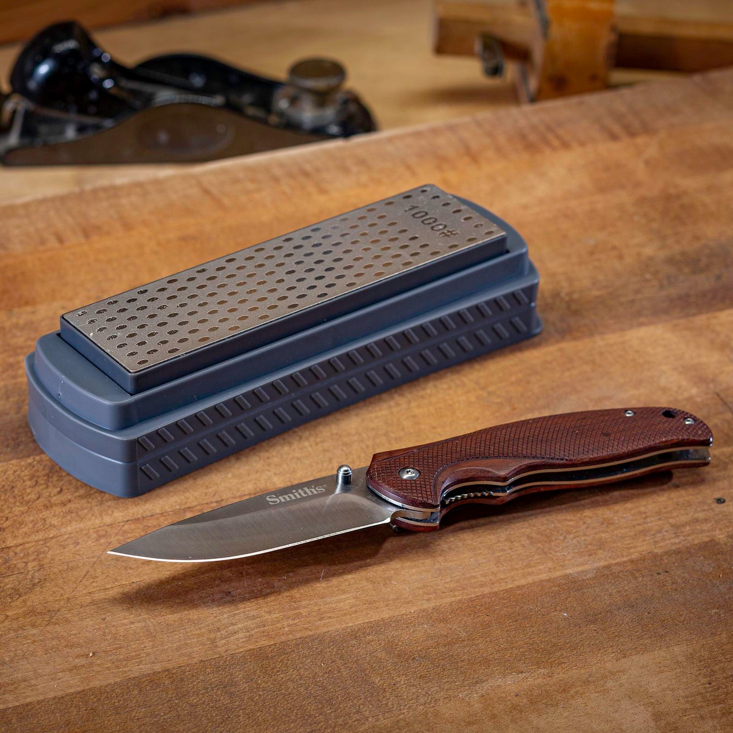 Smith's 6" Dual Grit Fine Diamond Stone - 400/1000