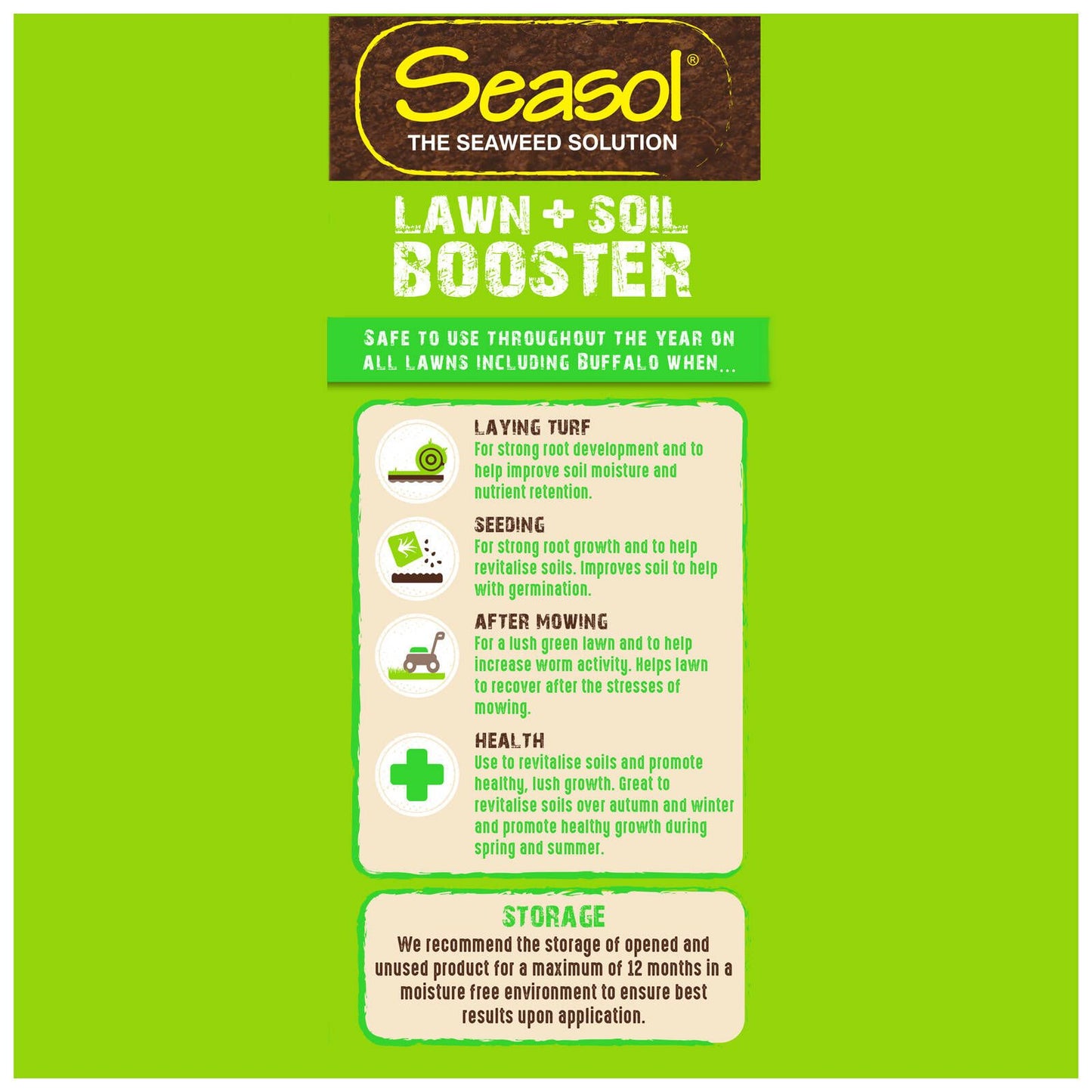 Seasol Lawn Soil Booster - 5kg