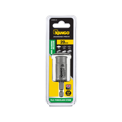 Kango Mini Diamond Pro Holesaw - 20mm - Braze-Bonded Diamonds - Fast Plug Removal