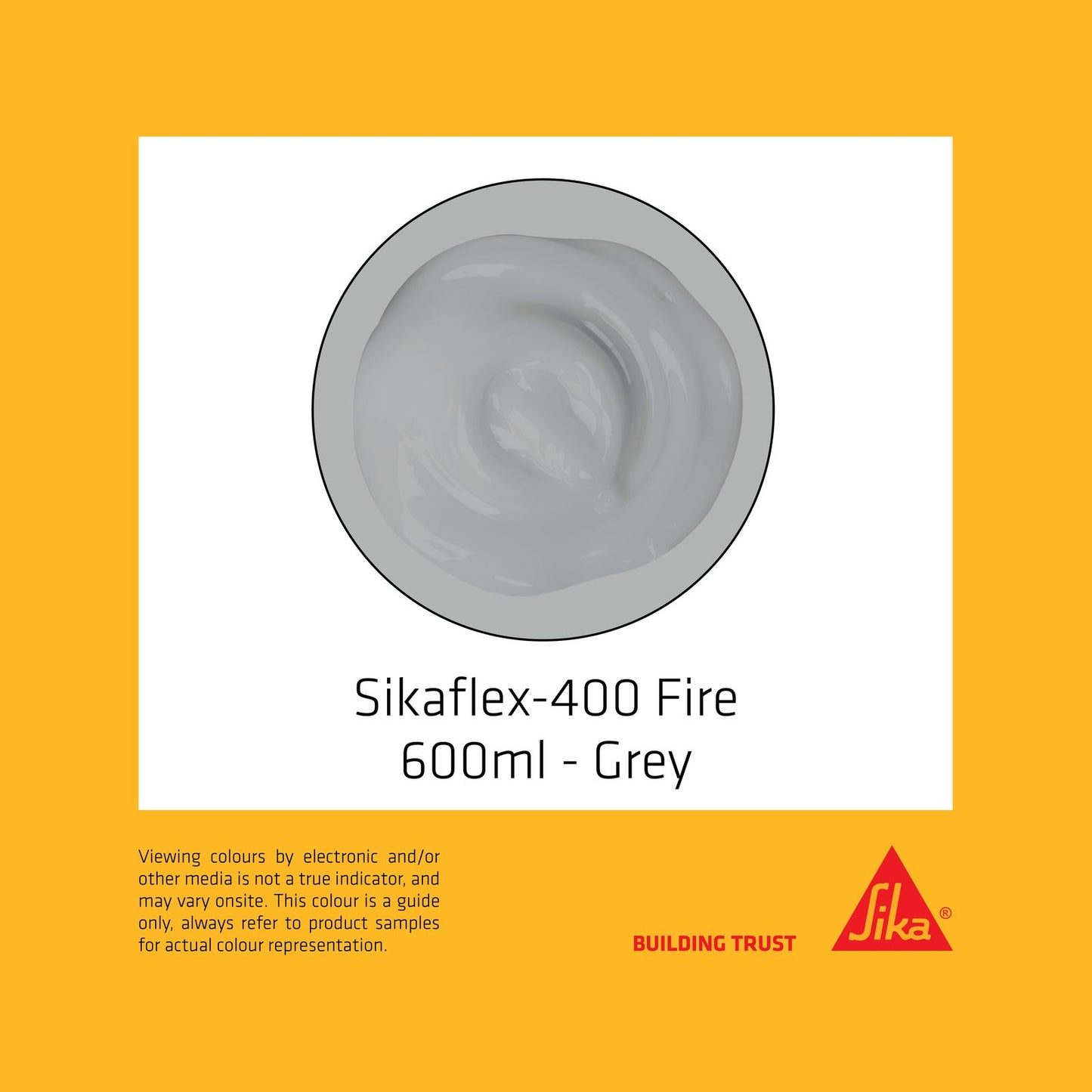 Sikaflex 400 Fire Polyurethane Sealant - 600ml - Grey