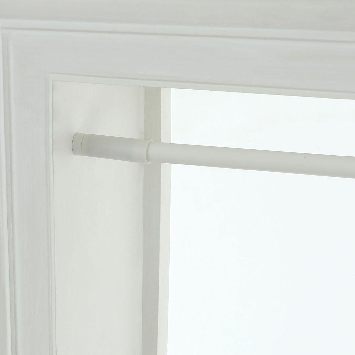 Windoware Spring Fit Curtain Rod End - 25mm - White