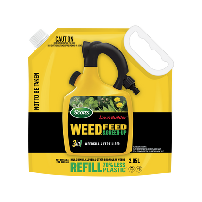 Scotts Lawn Builder Weed Feed Green Up Refill Pouch - 2.5kg