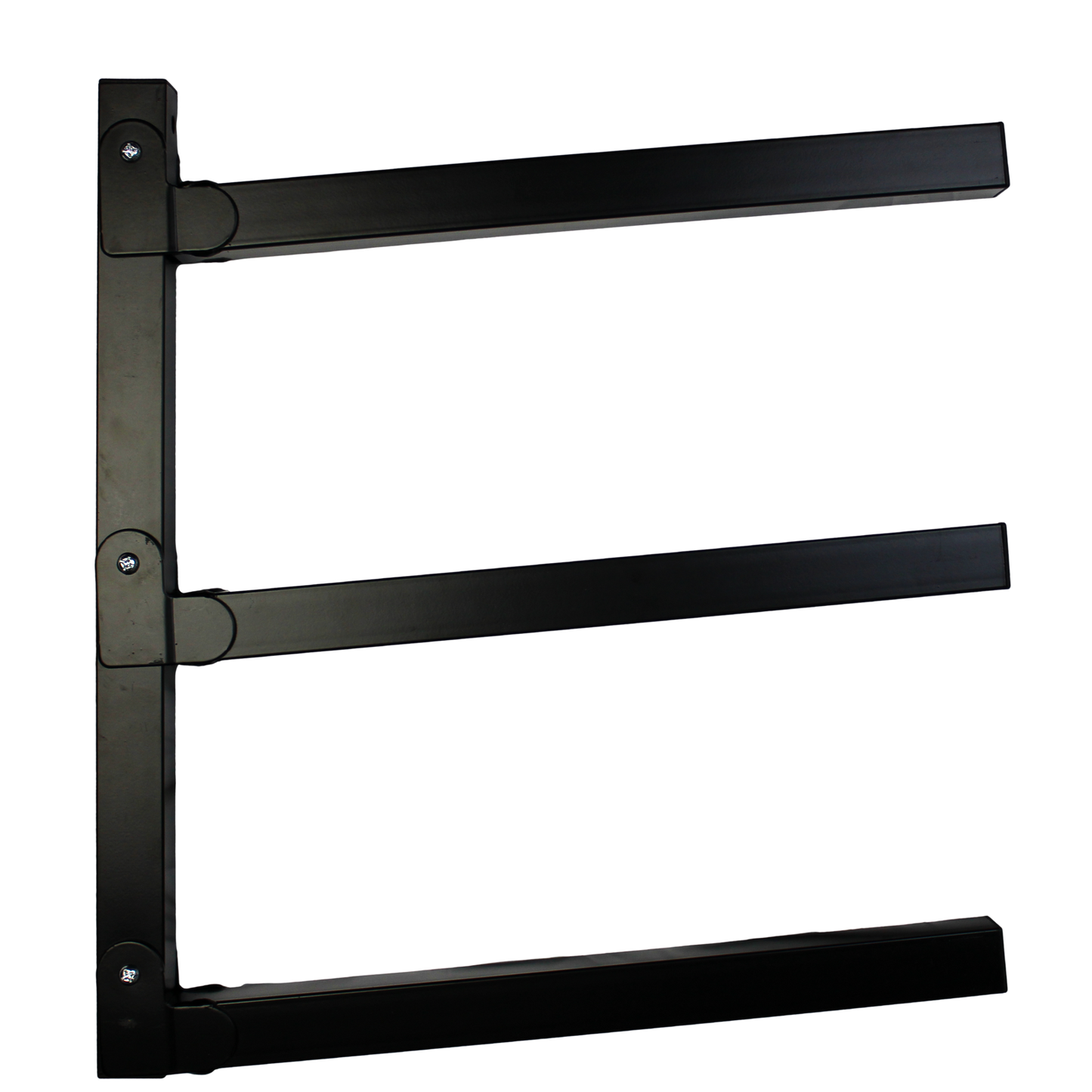 Storease Wall Storage System Utility Racks - 265 x 75 x 450mm - Black - 2 Pack