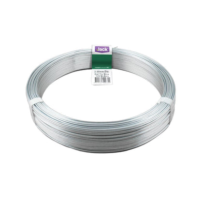 Jack Tie Wire - 2mm x 120m - Galvanised - Soft and Easy to Use - 3kg