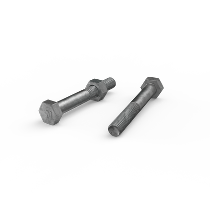 Zenith Hot Dip Galvanised Hex Head Bolts - M8 x 60mm - 25 Pack
