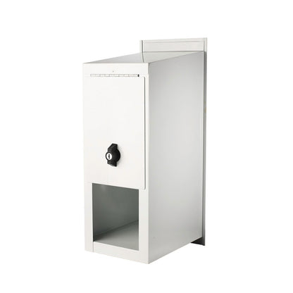 Sandelford Highlander Fence Mount Letterbox - White