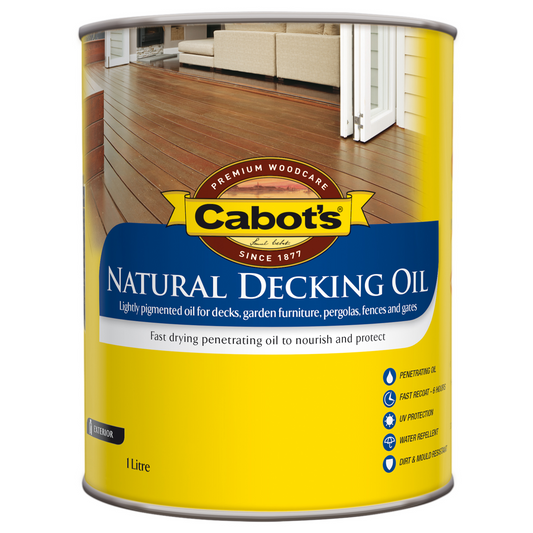 Cabot Natural Decking Oil - 1L