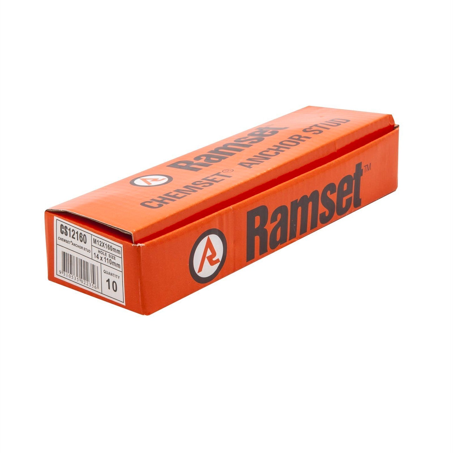 Ramset Chemset Anchor Stud - M12 x 160mm - 10 Pack