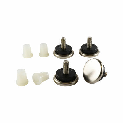 Surface Gard Threaded Metal Stem Furniture Glides - 28mm