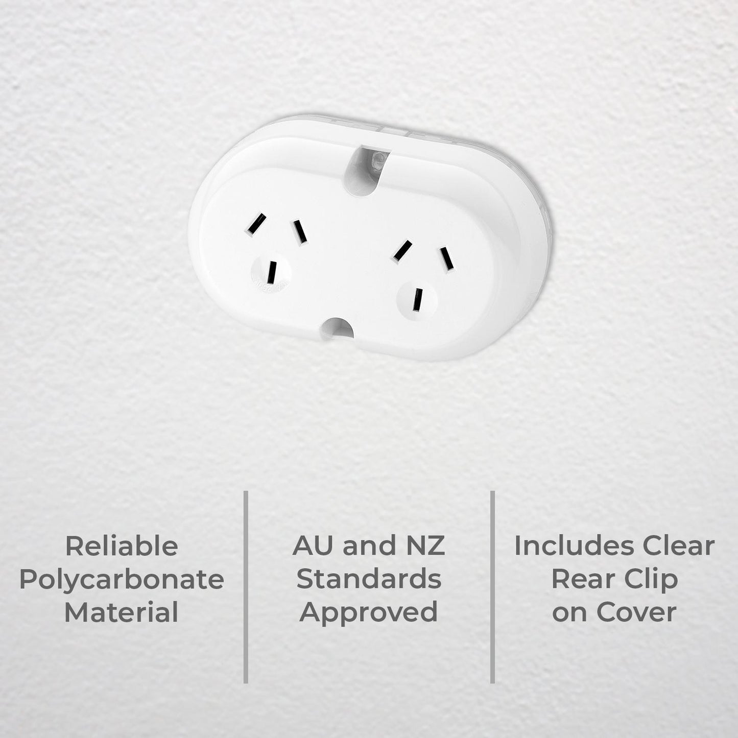 Deta Double Outlet Plug Base - 10A