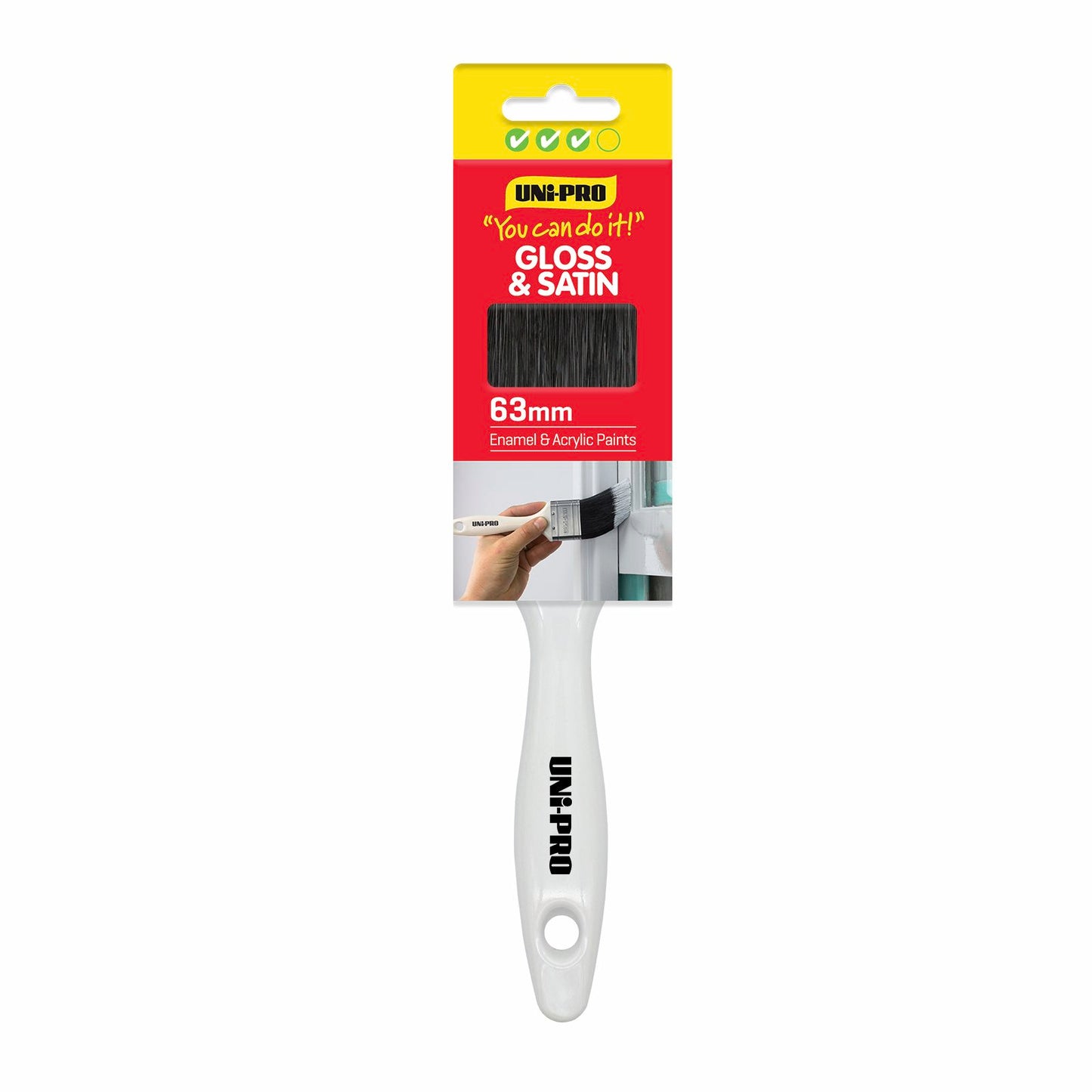 UNi-PRO Gloss & Satin Brush - 63mm