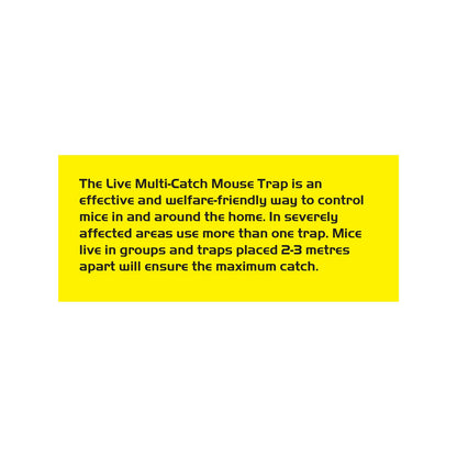 The Big Cheese Live Multi Catch Mouse Trap Prebaited