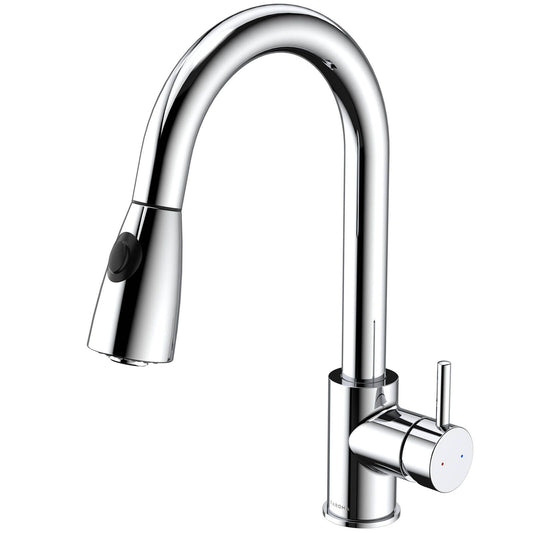 Caroma Husk Retractable Dual Spray Sink Mixer - 280mm - 6L/min
