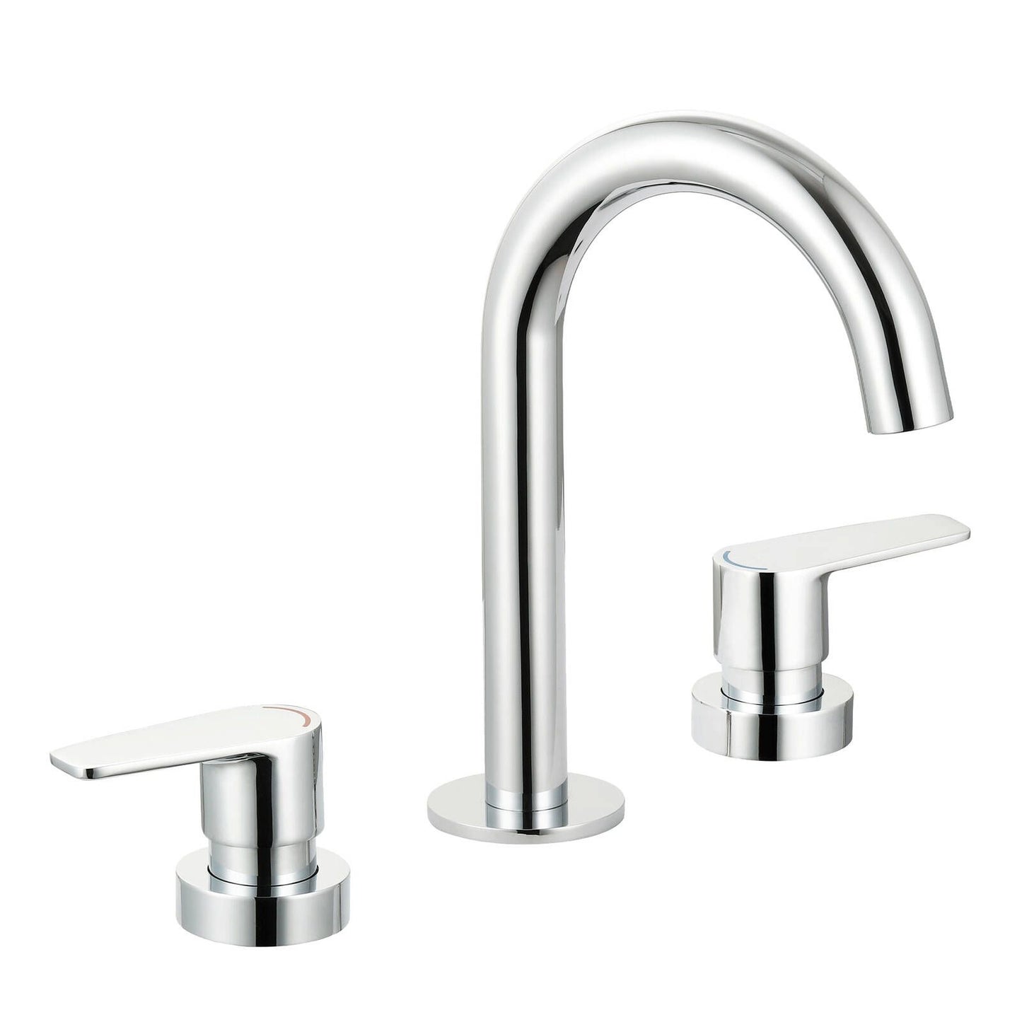 Evekare Chrome 1/4 Turn Extended Lever Basin Set - 245 x 290mm