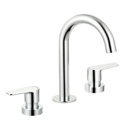 Evekare Chrome 1/4 Turn Extended Lever Basin Set - 245 x 290mm