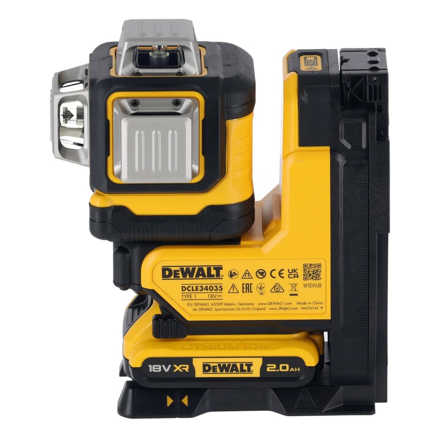 DEWALT Remote Control Green Beam Laser - 18V - 3x360 - 350 x 180mm