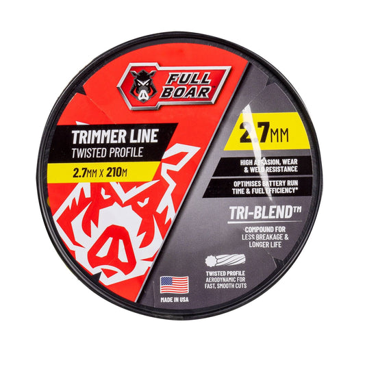 Full Boar Twisted Profile Trimmer Line - 2.7mm x 210m