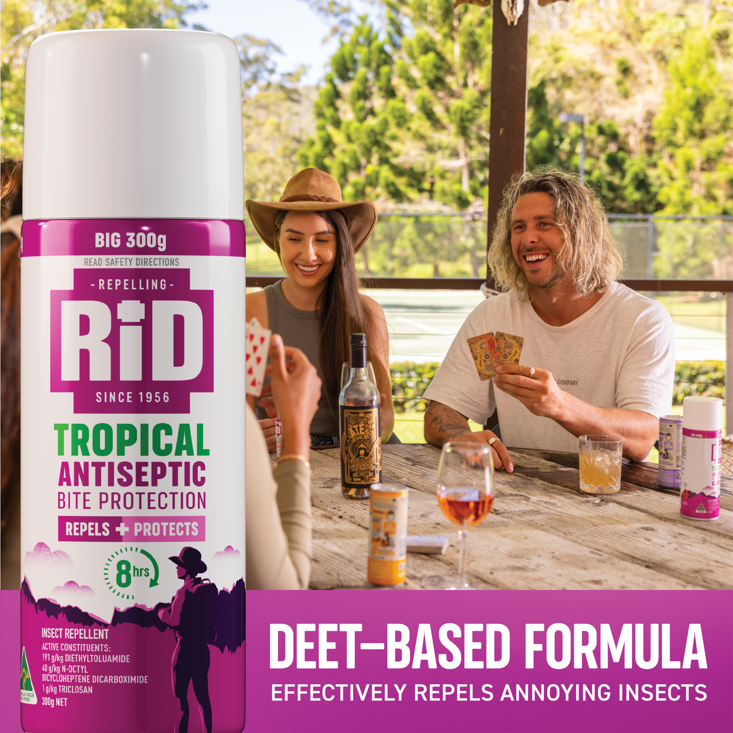 RID Tropical Antiseptic Bite Protection - 300g - DEET