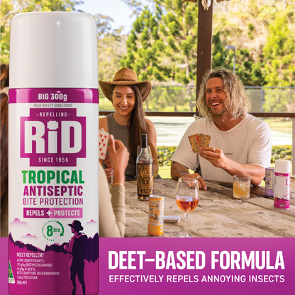 RID Tropical Antiseptic Bite Protection - 300g - DEET