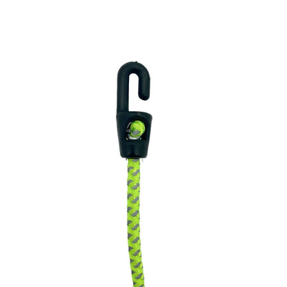 GRUNT Mini Reflecta Bungee Strap - 250mm - Rubber - Reflective - 4 Pack