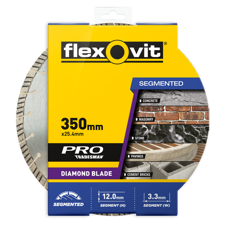 Flexovit Diamond Blade - 350 x 25mm