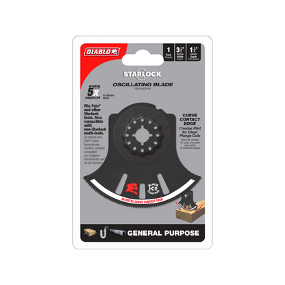 Diablo Starlock Bi-Metal Multi Tool Blade - 92mm