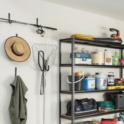 Pinnacle Dual Storage Garage Hook - 35kg - Black