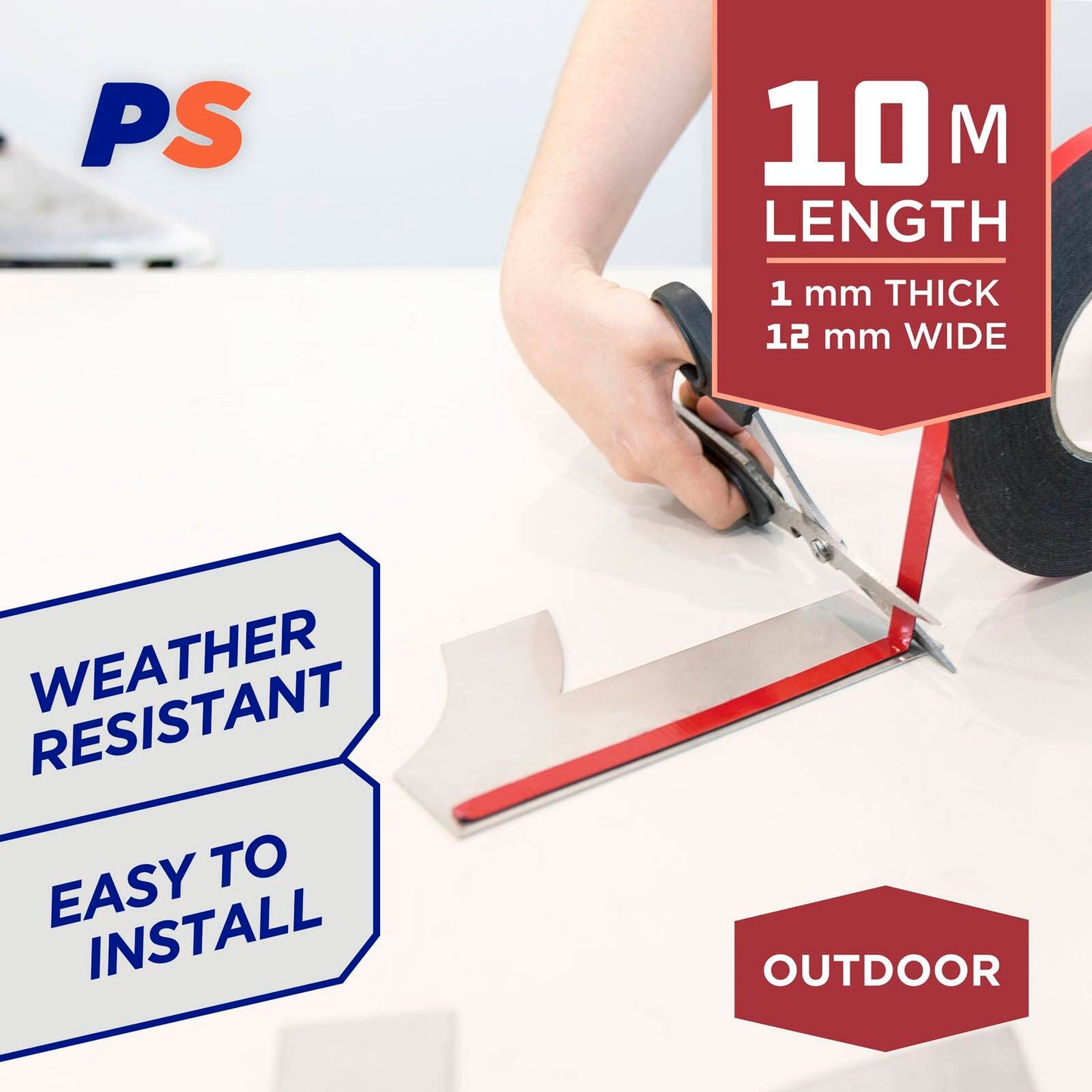 Permastik Outdoor Mounting Tape - 12mm x 10m