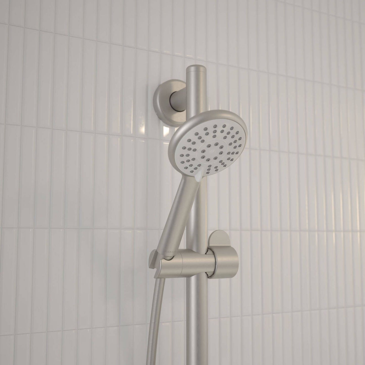 Homecare By Caroma Rail Shower Set - 900mm - Brushed Nickel
