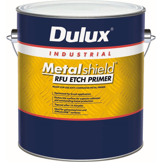 Dulux Metalshield RFU Etch Primer - 4L - Grey