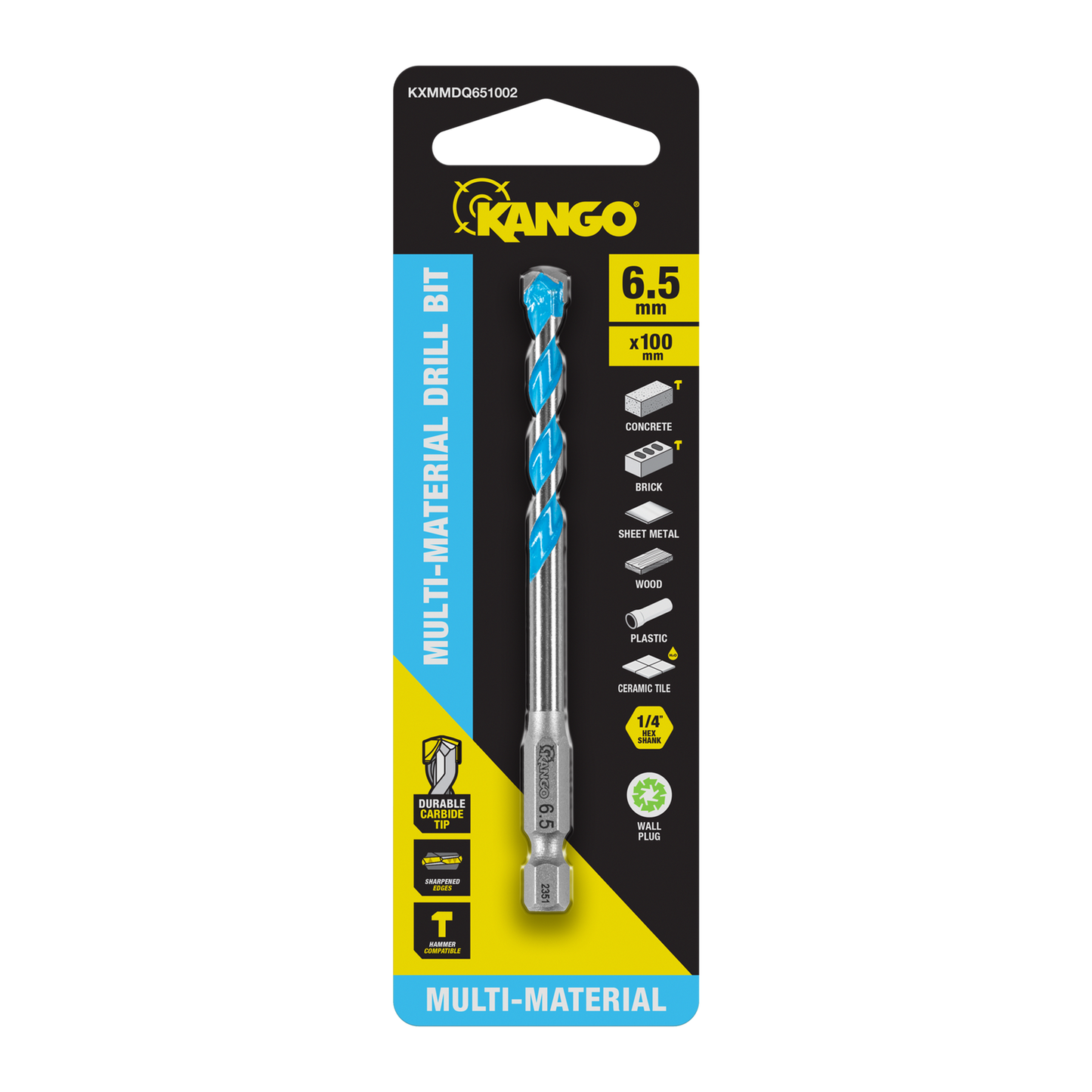 Kango Multi Material Drill Bit - 6.5mm x 100mm