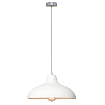 Home Design Bianco Pendant Light - Industrial Plaster - 350mm - Elegant