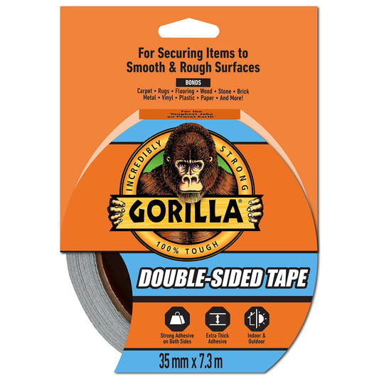 Gorilla Double Sided Tape - 7.3m