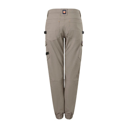 Citeco Womens Cuffed Cargo Ripstop Pant - Size 10 - Khaki